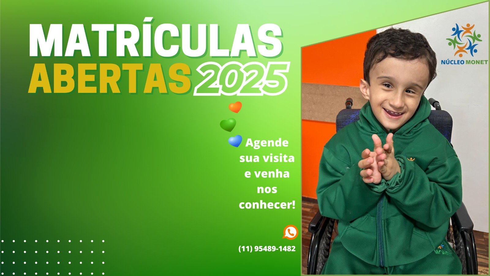 Núcleo Monet - Escola de Educação Especial em São Paulo - Carrossel de imagens